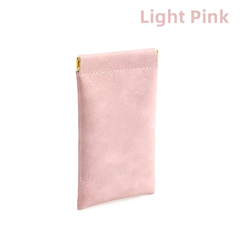 Xajzpa Zipper Sunglasses Case Fashionable  Pu Leather Glass Case Pouch  Mobile Phone Wallet  Protective Glasses Box Wholesale 9X18cm