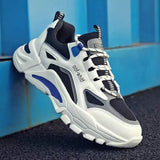 Xajzpa Men's Sports Shoes Casual Running Shoes Breathable Mesh Shoes Walking Basketball Sneakers Thick Soled Height increasing Shoes