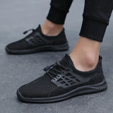 Xajzpa Men's Mesh Shoes Summer Mesh Shoes Casual Korean Version Sneakers Men's Summer New Fashion Lightweight Breathable Soft Sole