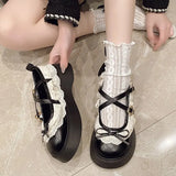 Xajzpa Cross Women's Shoes Round Toe Casual Female Sneakers Oxfords Loafers With Fur Clogs Platform Comfortable Leather Slip-on New