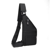 Xajzpa Men's Trend Chest Bag Fashionable Lightweight Comfortable Mini Messenger Bag Personalized Casual Korean Shoulder Crossbody Bag