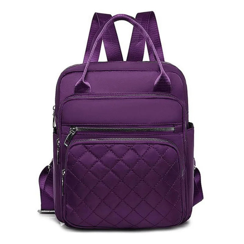 Xajzpa Large Capacity Fashion Casual Portable Backpack Daily Versatile Ladies Backpack