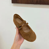 Xajzpa Flat Shoes for Women Fashionable Casual Fashionable Comfortable Zapatillas De Mujer Ballerina Soft Moccasin Mary Janes Shoes
