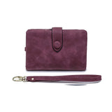 Xajzpa New Women Wallets Short Hasp Pu Leather Purses Multifunctional Large Capacity Money Bag Small Solid Coin Card Holders Carteras