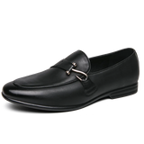 Xajzpa 2025 Designer Fashion Mens Loafers Leather Handmade Black Brown Casual Business Dress Shoes Party Wedding Men's Footwear