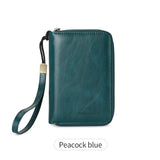 Xajzpa RFID Retro Business Passport Clip Fashionable Multi Functional PU Leather Travel Accessories Passport Clip Wallet for Men and Women