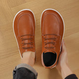 Xajzpa Men's vulcanized fashionable breathable casual sports shoes, lightweight and wide barefoot men's outdoor walking shoes