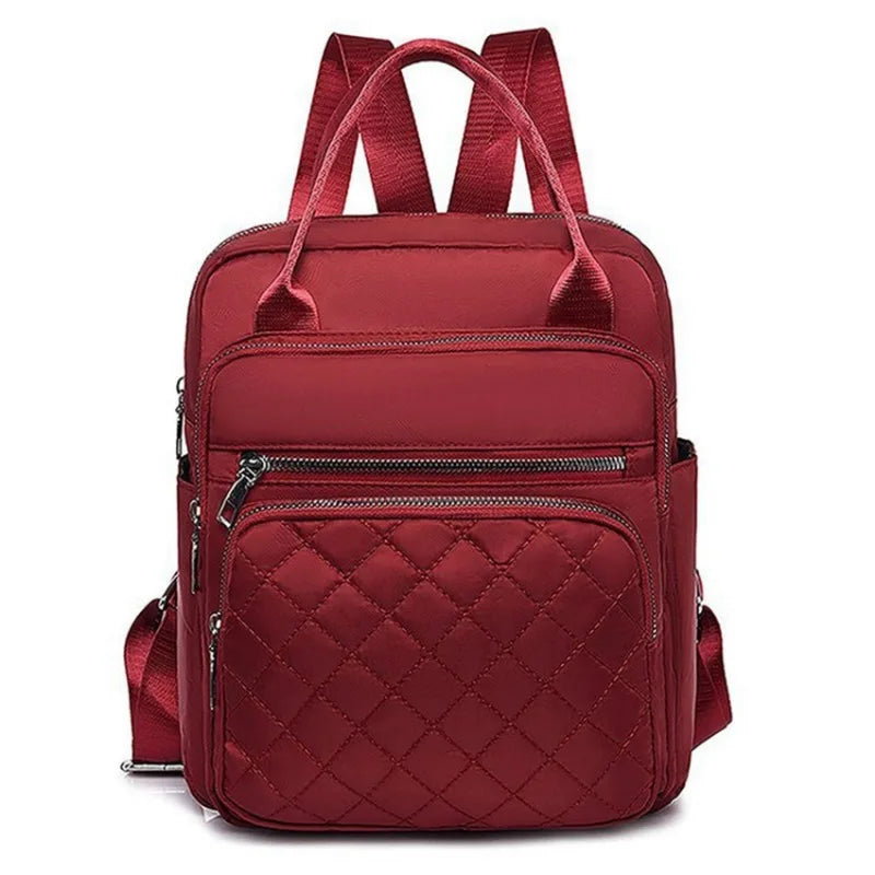 Xajzpa Large Capacity Fashion Casual Portable Backpack Daily Versatile Ladies Backpack