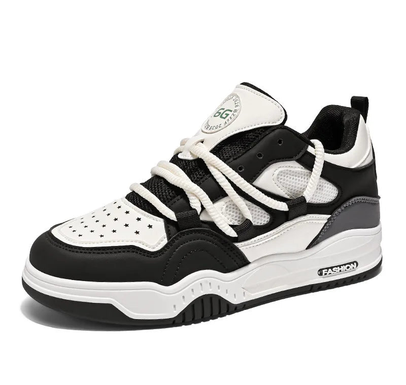 Xajzpa Board shoes height increasing niche high appearance low help student wear-resistant men's sports leisure versatile shoes