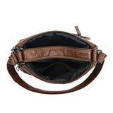 Xajzpa Vintage Pu Leather Luxury Purses and Handbags High Quality Women's Bag Design Multi-pocket Ladies Crossbody Shoulder Bags