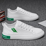 Xajzpa High Quality Men's Leather White Shoes Formal Shoes 2025 Summer Men's Street Wear Office Classic Style Casual Outdoor Flat Shoes