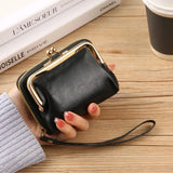 Xajzpa  Women Short Wallets Female Short Hasp Coin Purses Ladies Portable PU Leather Money Bag Large Capacity Card Holders Clutch