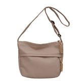 Xajzpa Korean Version Crossbody Shoulder Bag for Women's Commuting Small Cloth Bag Simple Nylon Shoulder Bag for Japanese Students