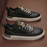 Xajzpa Men's Leisure Classic Sports Shoes Platform: A New Comfortable Flat Shoe for Sliding Men's Sports Shoes