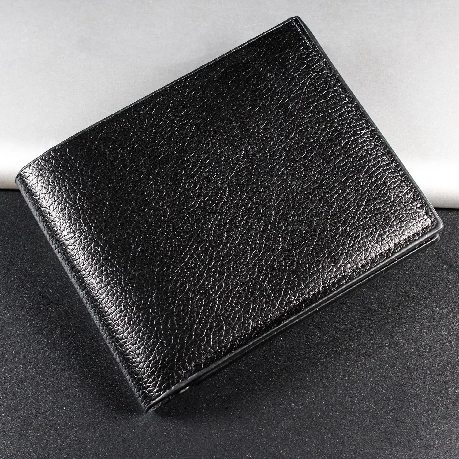 Xajzpa Men's Wallet Genuine Leather Men Wallets Premium Product Real Cowhide Wallets for Man Short Black Walet Portefeuille Homme