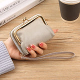 Xajzpa  Women Short Wallets Female Short Hasp Coin Purses Ladies Portable PU Leather Money Bag Large Capacity Card Holders Clutch
