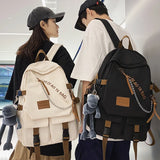 Xajzpa BACK TO SCHOOL Large Fashion Men Backpack Waterproof Nylon Rucksack for Teenager Schoolbag Kawaii Women Bag Cool Lovers Travel Shoulder Mochila