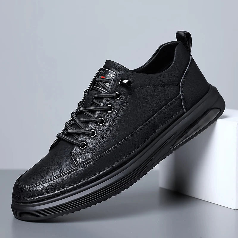 Xajzpa Truly new comfortable men's casual fashion breathable, adding high-quality sports shoes and men's brand office shoes