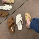 Xajzpa Shoes Slippers Flat Summer Clogs Woman Luxury Slides Beach Rubber Designer Soft Silver Casual Leisure Women's Shoes Silver Rubbe