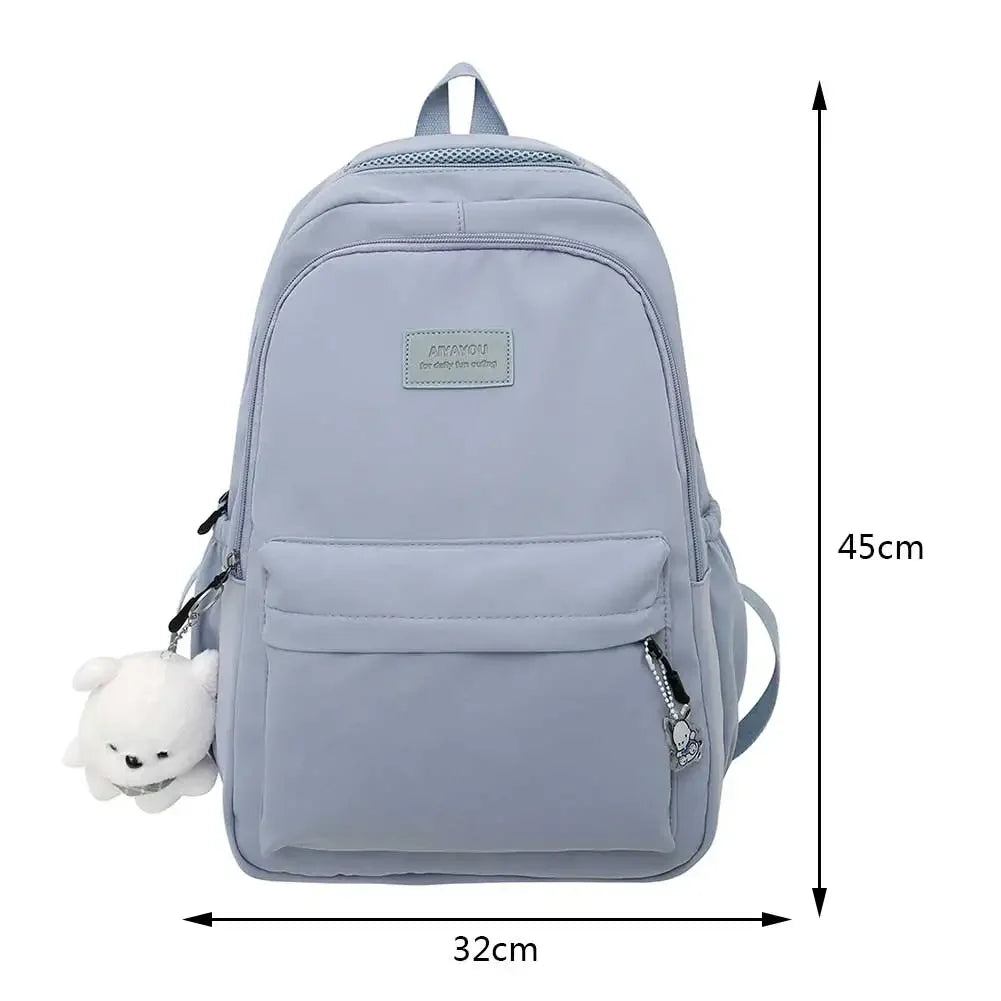 Xajzpa BACK TO SCHOOL Japanese Girls Aesthetic Backpack Cute School Bags For Student Teens Girls Pockets Kawaii Women Laptop Backpack Harajuku Mochila