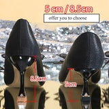 Xajzpa  Rhinestone Bowtie Pointed Toe Women's Pumps New Spring Satin Bridal Wedding Shoes Shallow Woman Pumps Stiletto Red