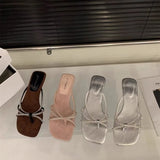 Xajzpa New Style Fashion Women's Leopard Narrow Band Women Sandals Fashion Wedges Heel Shoes Ladies Casual Dress Sandals Zapatos Mujer