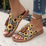 Xajzpa Women Casual Beach Holiday Luxury Sandals 2025 Summer New Fashion Outdoor Flat Sandals Open Toe Sandals Women Shoes for Women