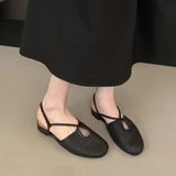 Xajzpa Women Casual Flats Comfortable Soft Boat Shoes Loafers Ballerina Shallow Round Toe Ballet Flat Shoes Women Slip On Side