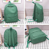 Xajzpa High Quality New Waterproof Nylon Women Backpack Female Travel Bag Backpacks Schoolbag for Teenage Girls Solid Color Bookbag