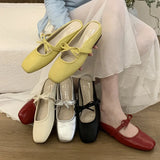 Xajzpa Women Casual Flats Comfortable Soft Boat Shoes Loafers Ballerina Shallow Round Toe Ballet Flat Shoes Women Slip On Side