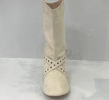 Xajzpa Customized high heels dance boots purple dance practice boots half boots