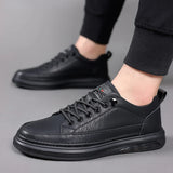 Xajzpa Truly new comfortable men's casual fashion breathable, adding high-quality sports shoes and men's brand office shoes