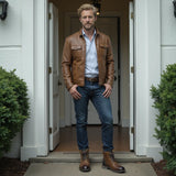 Xajzpa Size 8-13 Retro Men Boots 2025 Fashion Comfortable Spring Leather Boots