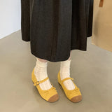 Xajzpa  Women's Shoes Platform Square Toe Casual Female Sneakers Genuine Leather Bow-Knot Flats Clogs Cross Moccasins New