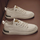 Xajzpa Men's Leisure Classic Sports Shoes Platform: A New Comfortable Flat Shoe for Sliding Men's Sports Shoes