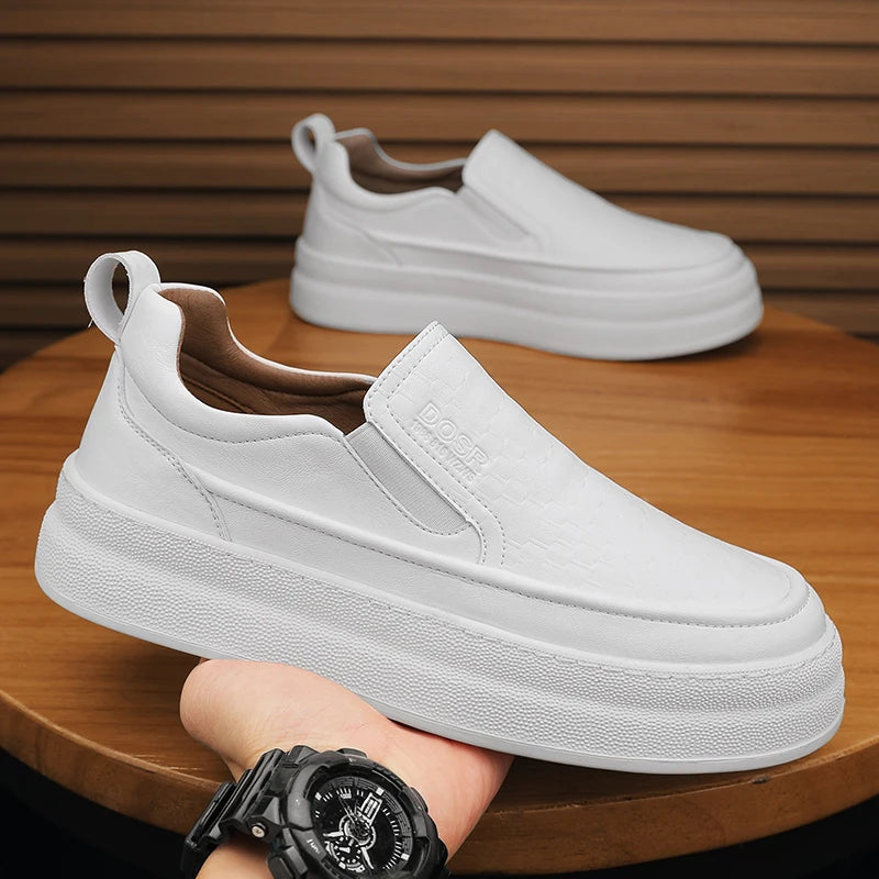 Xajzpa Men's Le Fu Shoes Luxury  Brand Business  Leisure Fashion Mokasin Flat Shoes  Driving Comfortable Formal Shoes