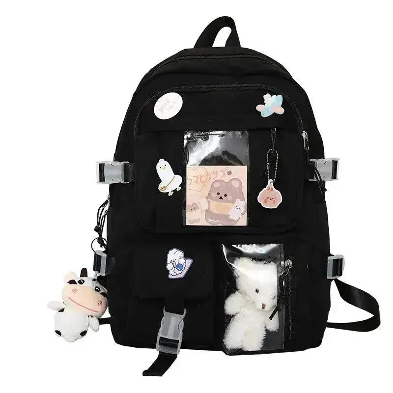 Xajzpa Girls Backpack Cute School Bags For Student Teens Girls Pockets Women Laptop Backpack Harajuku