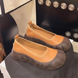 Xajzpa Women's Shoes Platform Female Footwear Casual Sneaker Slip-on Autumn Loafers With Fur Clogs Dress Moccasin Retro Summer Slip On