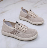 Xajzpa 2025 Summer New Women's Traditional Cloth Shoes High Elastic Knitted Casual Walking Shoes Lightweight Travel Footwea
