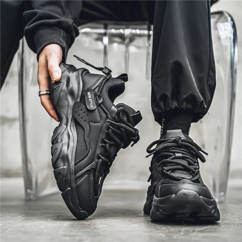 Xajzpa Men‘s Casual Sneakers new High Quality Comfortable Versatiled white shoes Outdoor Running Four Seasons Luxury Men platform shoes