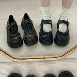 Xajzpa Shoes Shallow Mouth Oxfords Women's All-Match Round Toe Female Footwear Casual Sneaker Clogs Platform Bow-Knot New Comfortable R