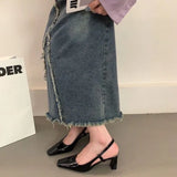 Xajzpa New Women's Shiny High Heels Slingback Women Pumps Metallic Crystal Sandals Pointy Toe Stiletto Heeled Shoes Party Dress Shoes