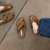 Xajzpa Shoes Slippers Flat Summer Clogs Woman Luxury Slides Beach Rubber Designer Soft Silver Casual Leisure Women's Shoes Silver Rubbe