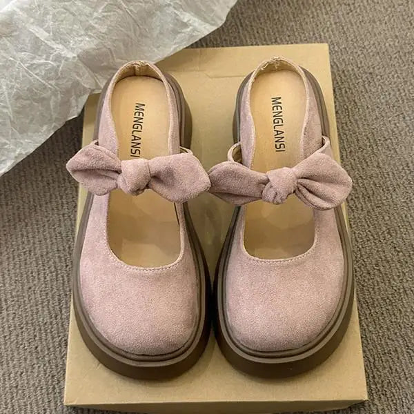 Xajzpa Shoes Woman Cover Toe Butterfly-Knot Slippers Summer Platform Pantofle New Butterfly-knot Slides Mary Janes Slippers Women