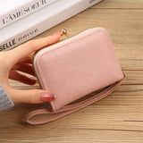 Xajzpa  Women Short Wallets Female Short Hasp Coin Purses Ladies Portable PU Leather Money Bag Large Capacity Card Holders Clutch