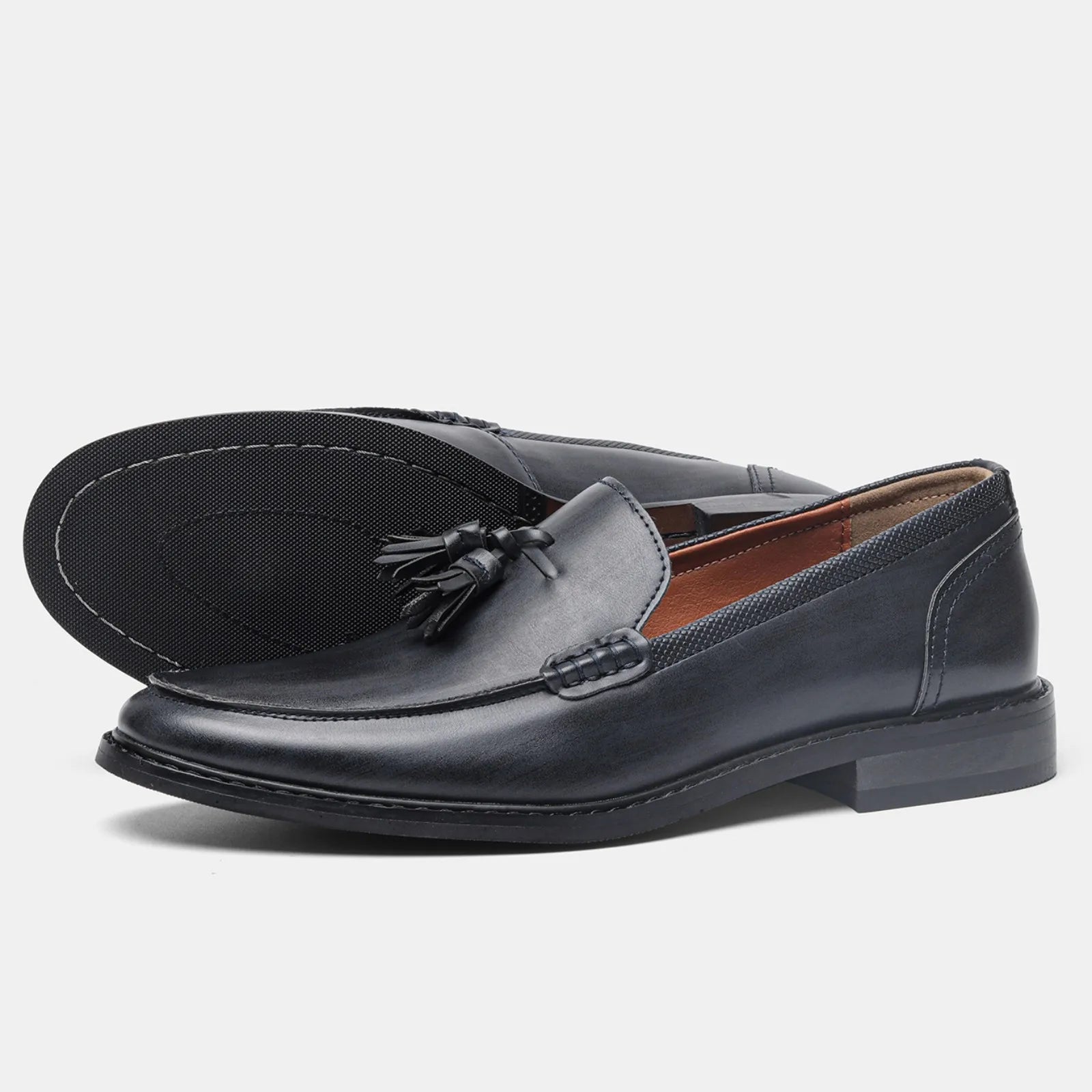 Xajzpa 7-12 Assels Dress Shoes Man Business Stylish Comfortable Gentleman'S Formal Shoes Men #Al703