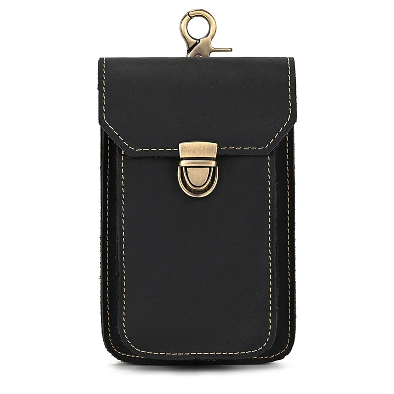 Xajzpa Genuine Leather Briefcase For Man Large Capacity Computer Bag Cow Leather Messenger Bag Handbag For Male Black Business Bags