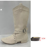 Xajzpa Customized high heels dance boots purple dance practice boots half boots