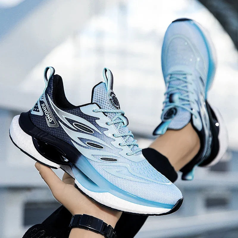 Xajzpa Men's Casual Flat Running Shoes Women's Plus Size Sports Shoes Couple Training Shoes Autumn New Styles Stunning Tennis Fitness