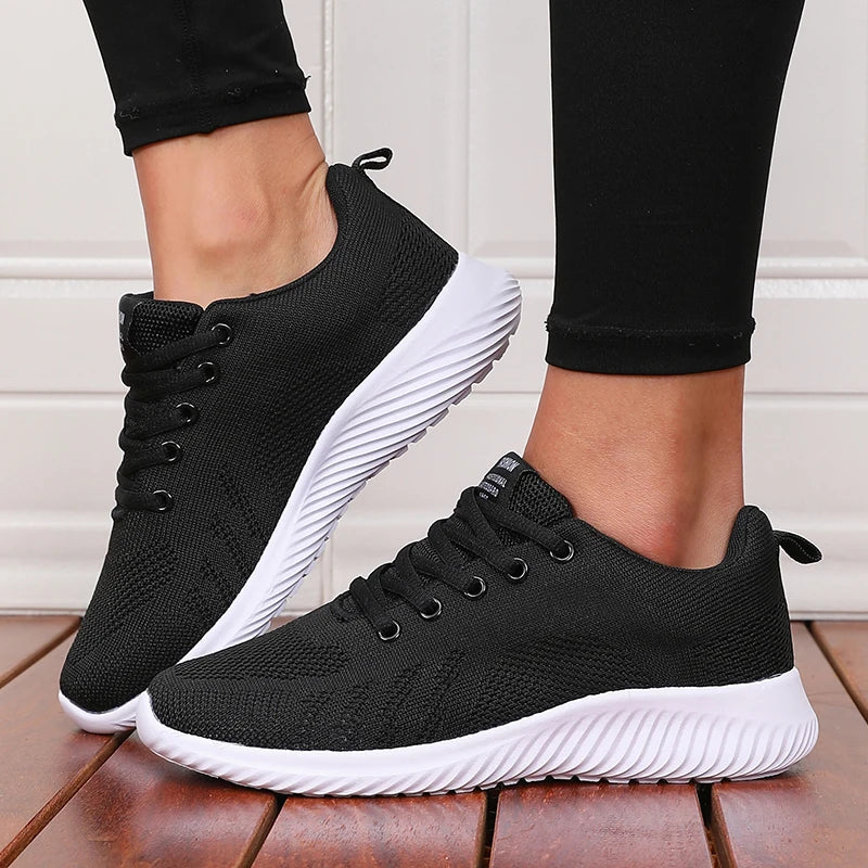 Xajzpa Men's Anti Slip Sports Shoes Low Top Flat Bottom Casual Running Shoes Streetwear Style Hiking White Mesh Sports Shoes for Women